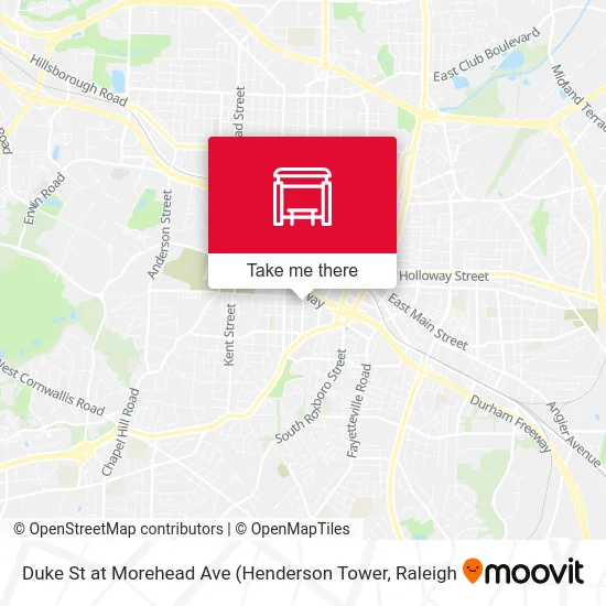 Duke St at Morehead Ave map