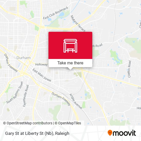 Gary St at Liberty St (Nb) map