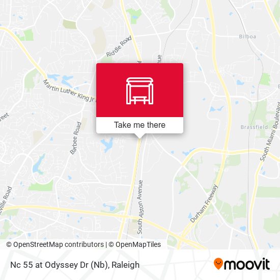 Mapa de Nc 55 at Odyssey Dr (Nb)