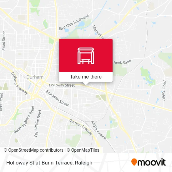 Holloway St at Bunn Terrace map