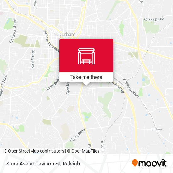 Mapa de Sima Ave at Lawson St