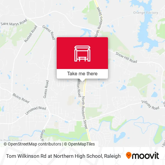 Mapa de Tom Wilkinson Rd at Northern High School