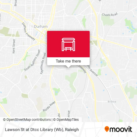 Mapa de Lawson St at Dtcc Library (Wb)