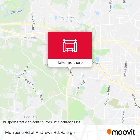 Mapa de Morreene Rd at Andrews Rd