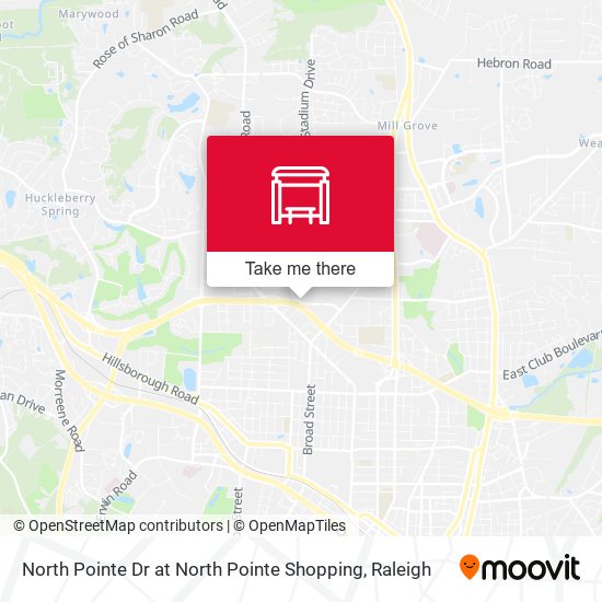 Mapa de North Pointe Dr at North Pointe Shopping
