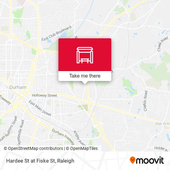 Hardee St at Fiske St map