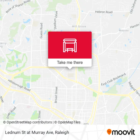 Mapa de Lednum St at Murray Ave