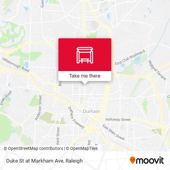 Duke St at Markham Ave map