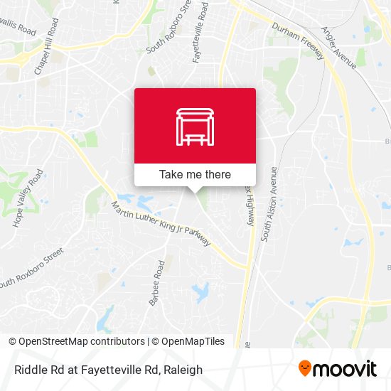 Riddle Rd at Fayetteville Rd map