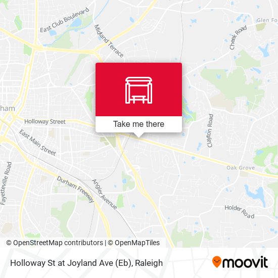Holloway St at Joyland Ave (Eb) map