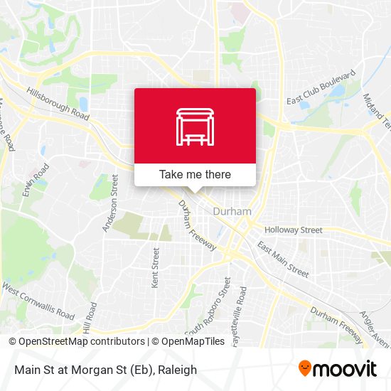 Main St at Morgan St (Eb) map