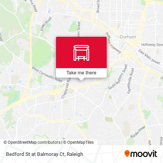 Mapa de Bedford St at Balmoray Ct