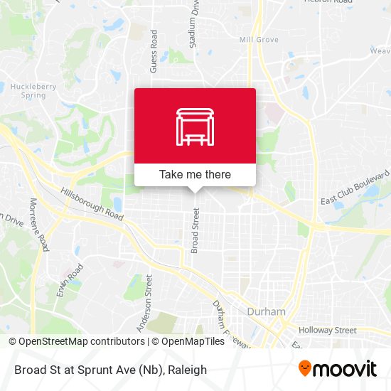 Broad St at Sprunt Ave (Nb) map