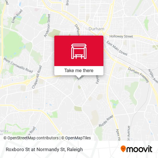 Mapa de Roxboro St at Normandy St