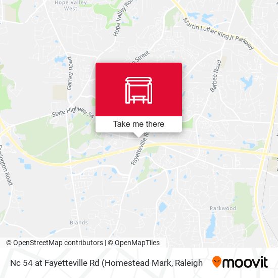 Mapa de Nc 54 at Fayetteville Rd