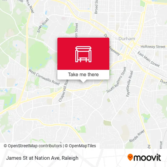 Mapa de James St at Nation Ave