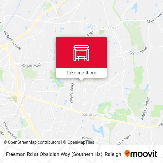 Freeman Rd at Obsidian Way (Southern Hs) map