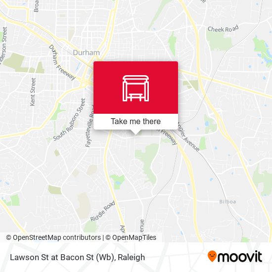 Mapa de Lawson St at Bacon St (Wb)