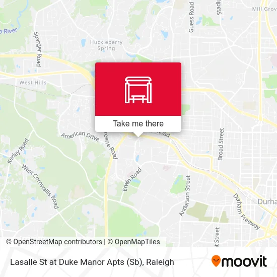 Lasalle St at Duke Manor Apts (Sb) map