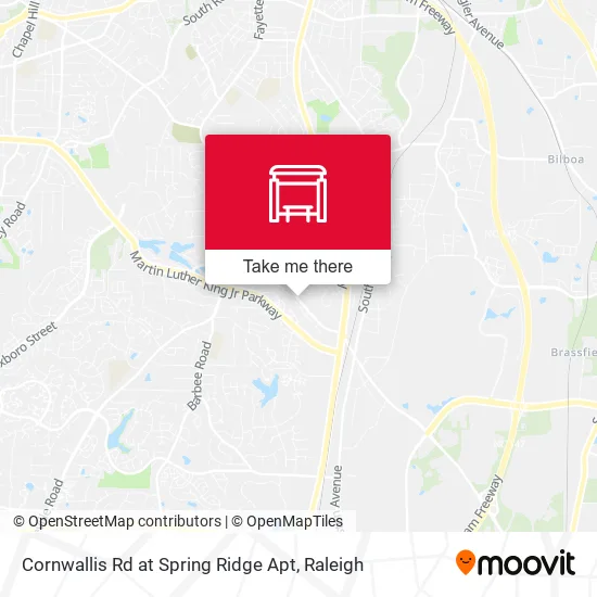 Cornwallis Rd at Spring Ridge Apt map