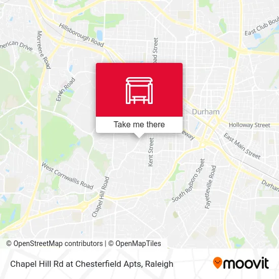 Chapel Hill Rd at Chesterfield Apts map