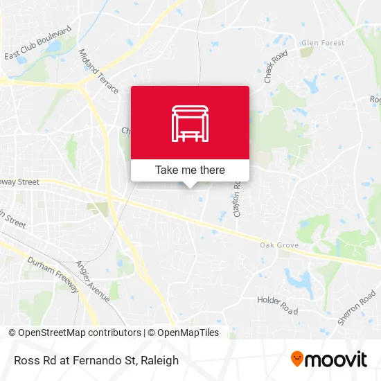 Mapa de Ross Rd at Fernando St