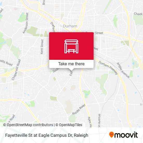 Fayetteville St at Eagle Campus Dr map