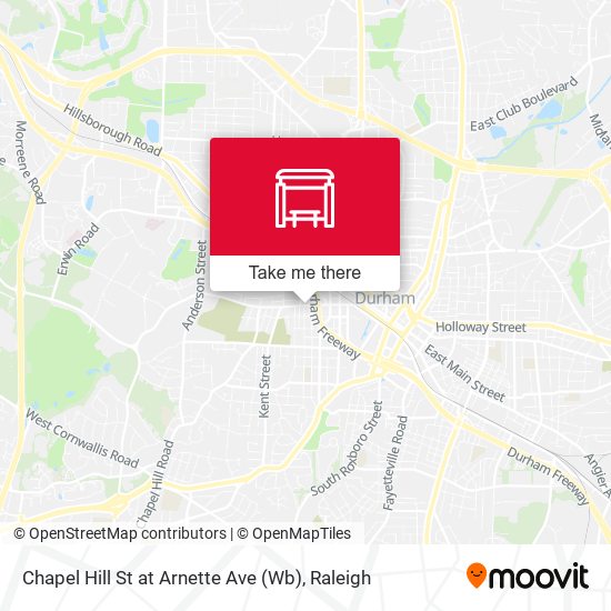 Mapa de Chapel Hill St at Arnette Ave (Wb)