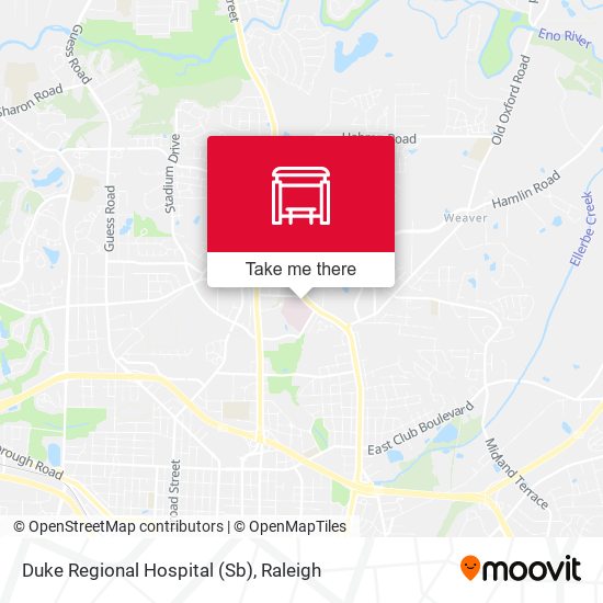 Duke Regional Hospital (Sb) map