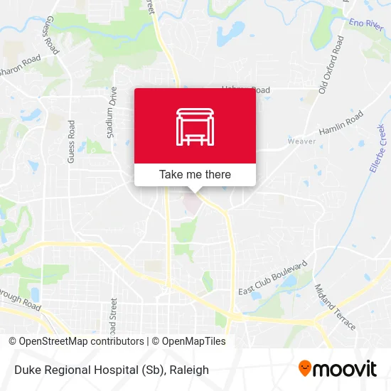 Duke Regional Hospital (Sb) map