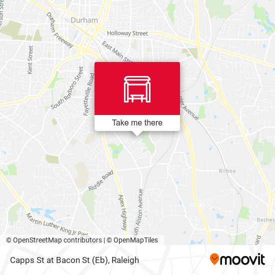 Mapa de Capps St at Bacon St (Eb)