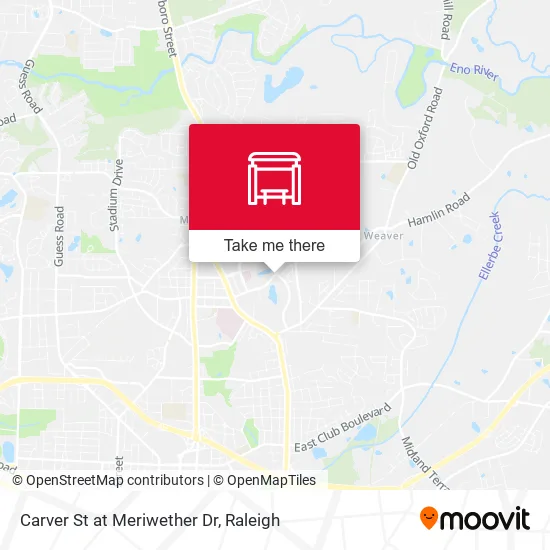 Mapa de Carver St at Meriwether Dr