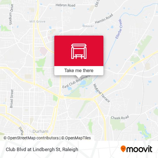 Mapa de Club Blvd at Lindbergh St