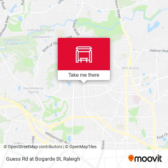 Mapa de Guess Rd at Bogarde St