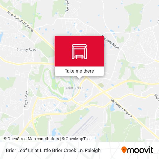 Mapa de Brier Leaf Ln at Little Brier Creek Ln