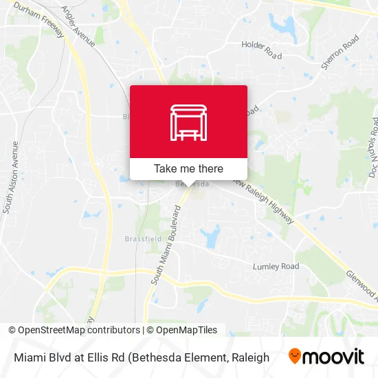 Mapa de Miami Blvd at Ellis Rd