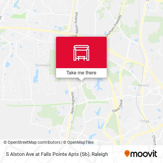 S Alston Ave at Falls Pointe Apts (Sb) map