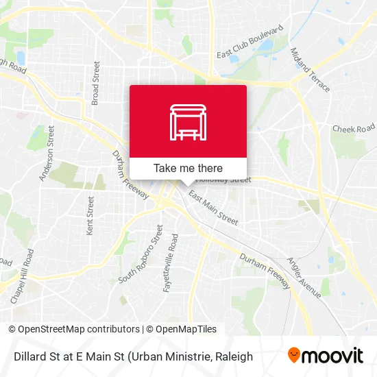 Mapa de Dillard St at E Main St