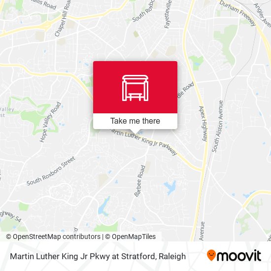 Martin Luther King Jr Pkwy at Stratford map