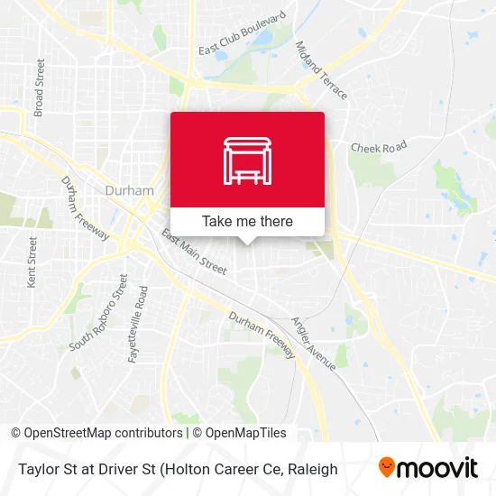 Mapa de Taylor St at Driver St