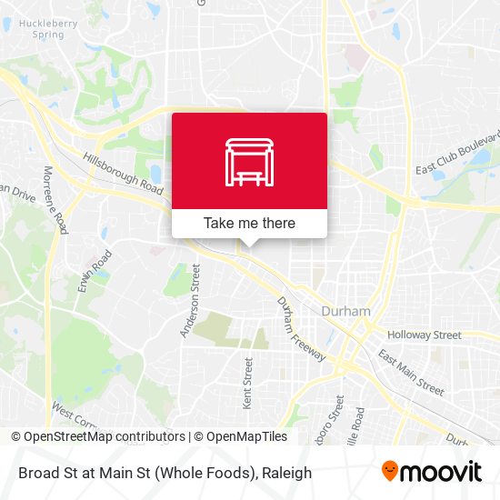 Broad St at Main St (Whole Foods) map
