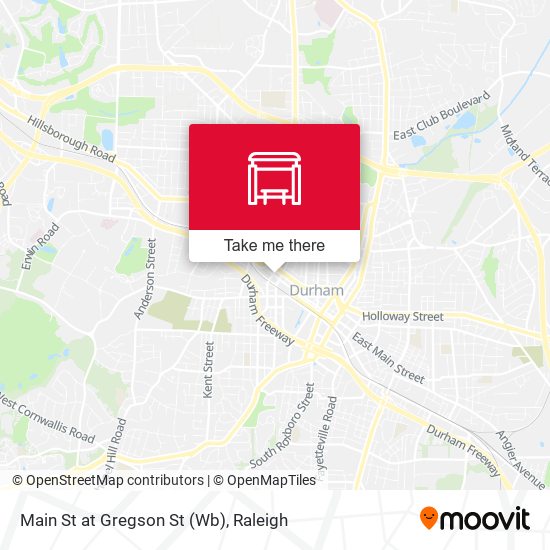 Main St at Gregson St (Wb) map