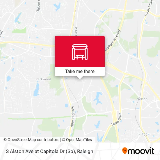 Mapa de S Alston Ave at Capitola Dr (Sb)