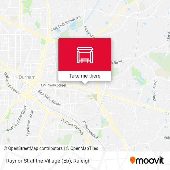 Raynor St at the Village (Eb) map