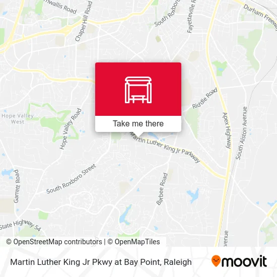 Martin Luther King Jr Pkwy at Bay Point map