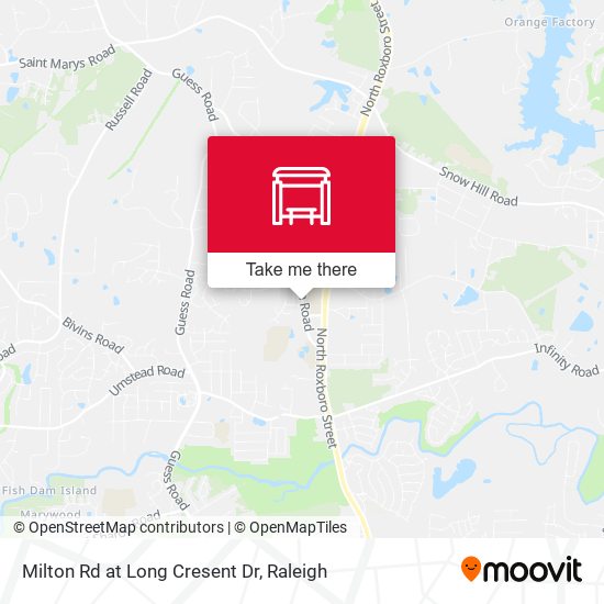 Mapa de Milton Rd at Long Cresent Dr