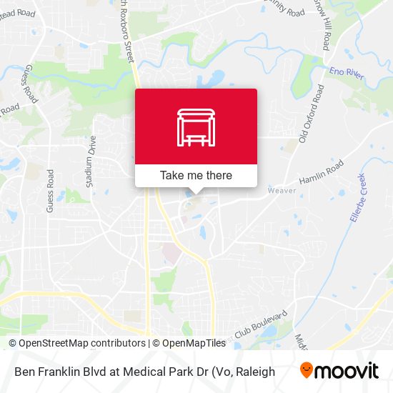 Ben Franklin Blvd at Medical Park Dr map