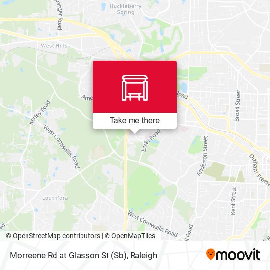 Mapa de Morreene Rd at Glasson St (Sb)