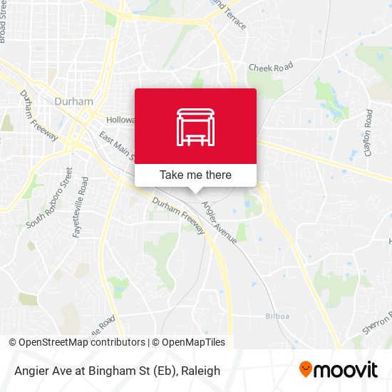 Mapa de Angier Ave at Bingham St (Eb)