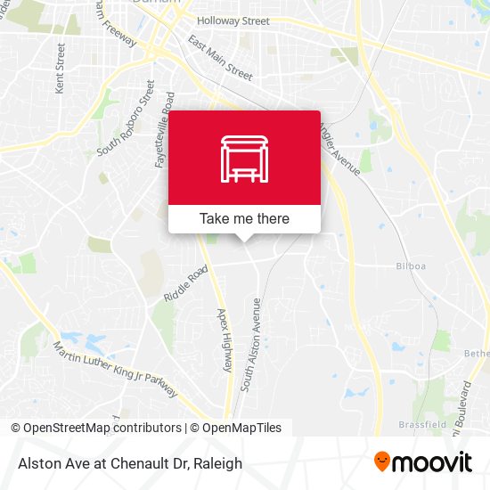 Alston Ave at Chenault Dr map